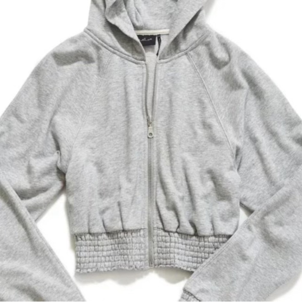Urban Outfitters Cropped Zip Up